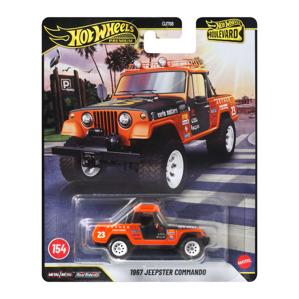 Hot Wheels アクション コマンド JEEP ウィリス【レア品】 Hot Wheels Premium Boulevard 1967 Jeepster Commando | Mattel Creations