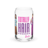 Barbie 1990's Totally Hair Can Shaped Glass