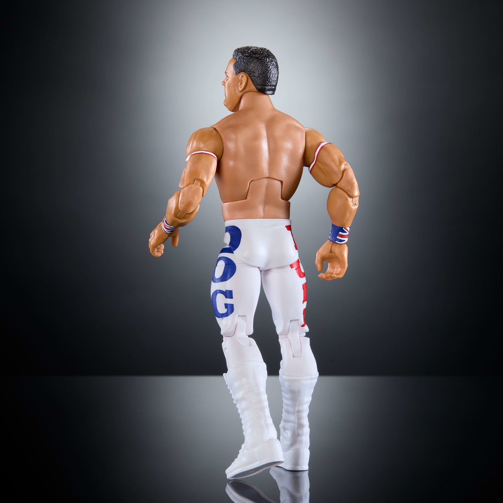 WWE Elite Collection Monday Night War British Bulldog Action Figure & Plus Golga Build-A-Figure Parts