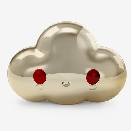 FriendsWithYou Lucky Little Cloud Magic 8 Ball Gold Amulet