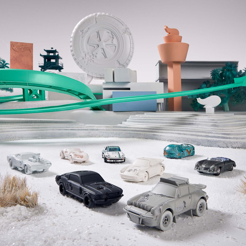 Hot Wheels x Daniel Arsham Complete Car and Rally Case Set