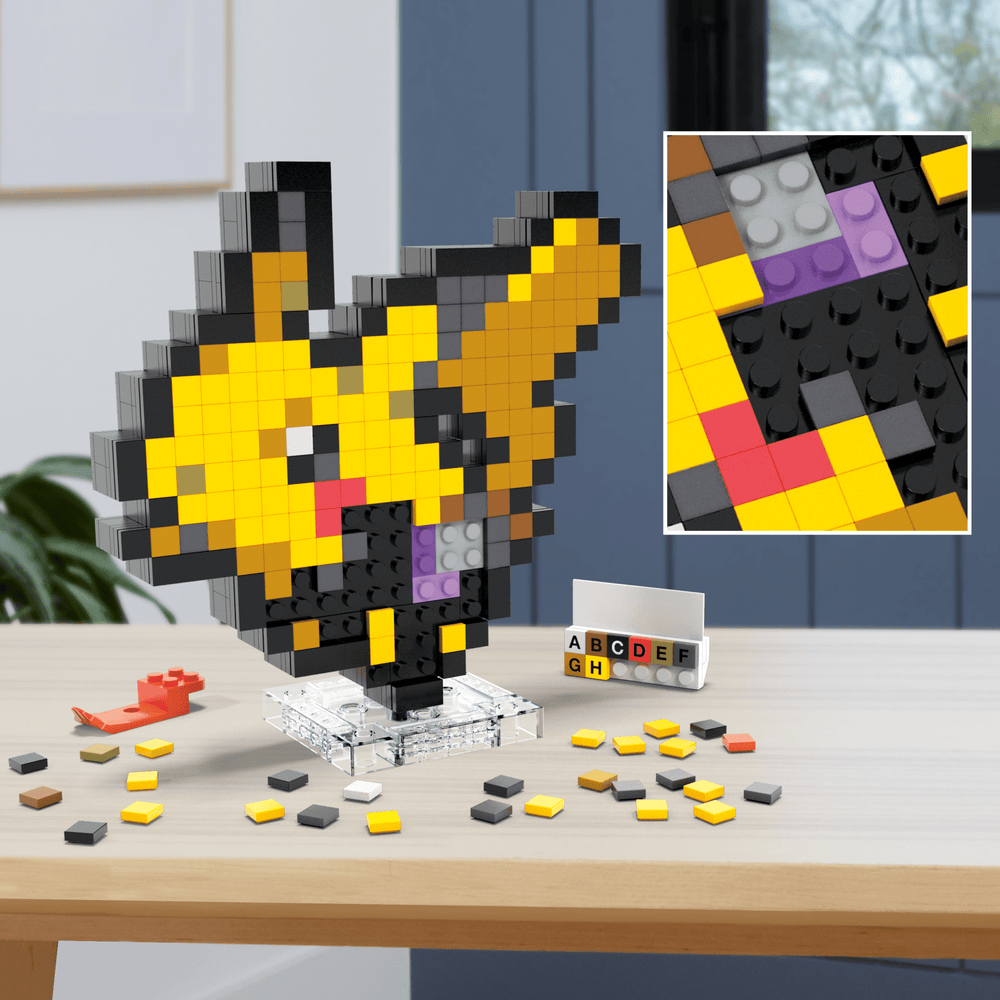 Pokemon Building Scale Pokémon Pikachu Building Set by MEGA | Mattel Creations