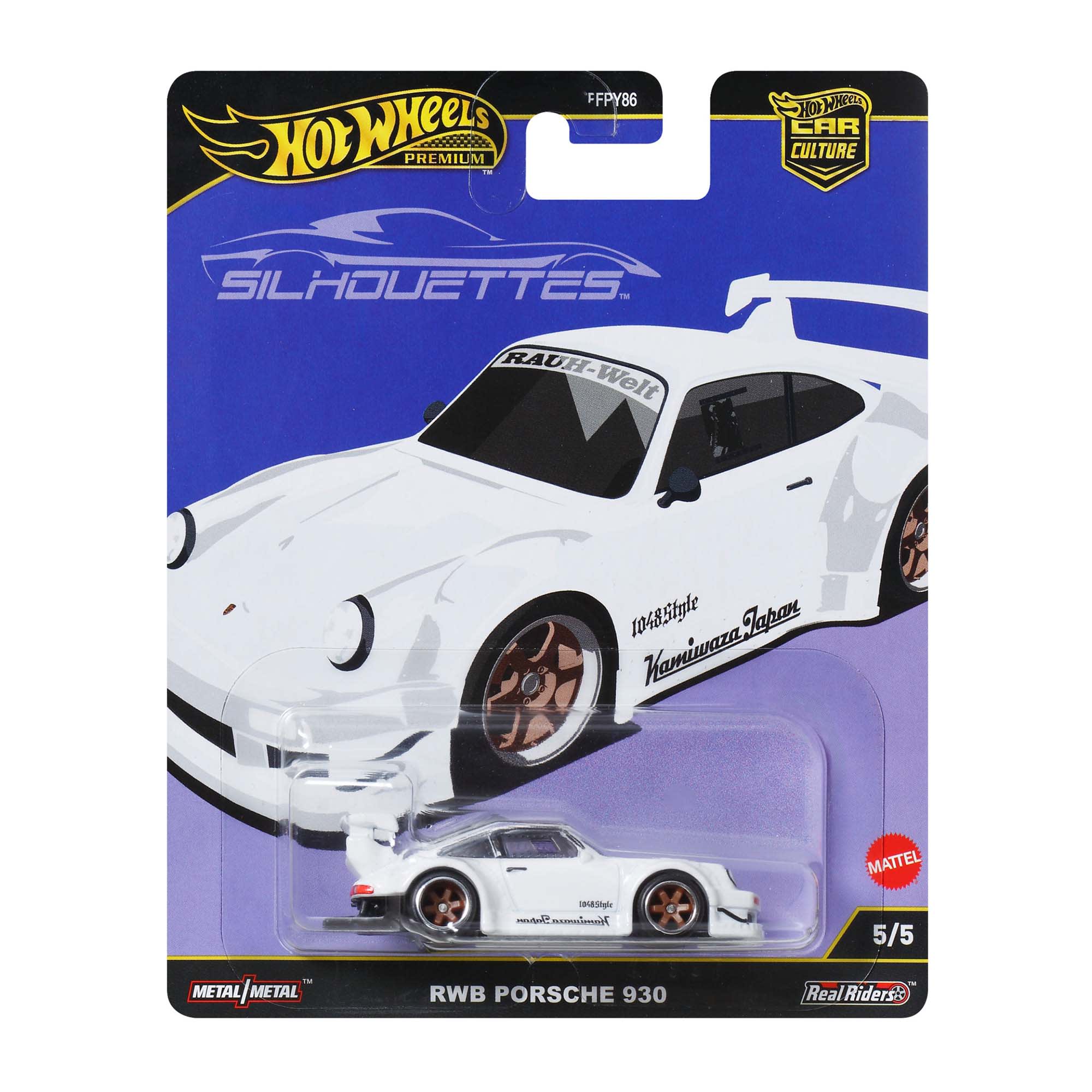 Hot Wheels Premium Car Culture Collectible Porsche 930 RWB Mattel