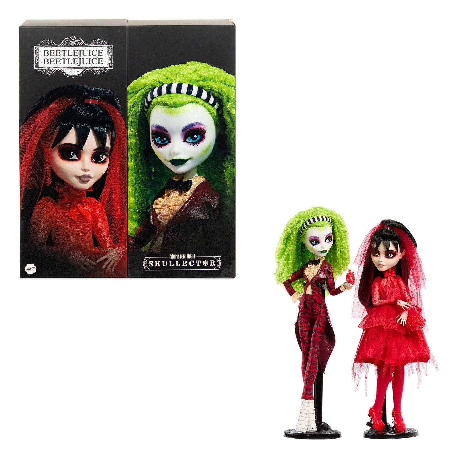 MONSTER HIGH SKULLECTOR Betelgeuse and Lydia Doll 2-Pack