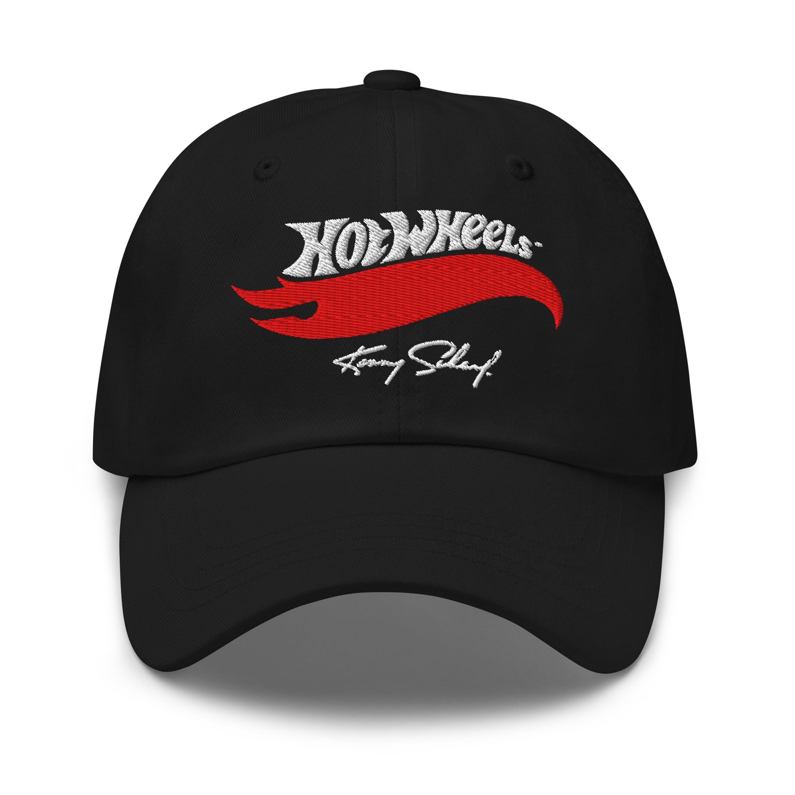Hot Wheels x Kenny Scharf Black Embroidered Dad Hat