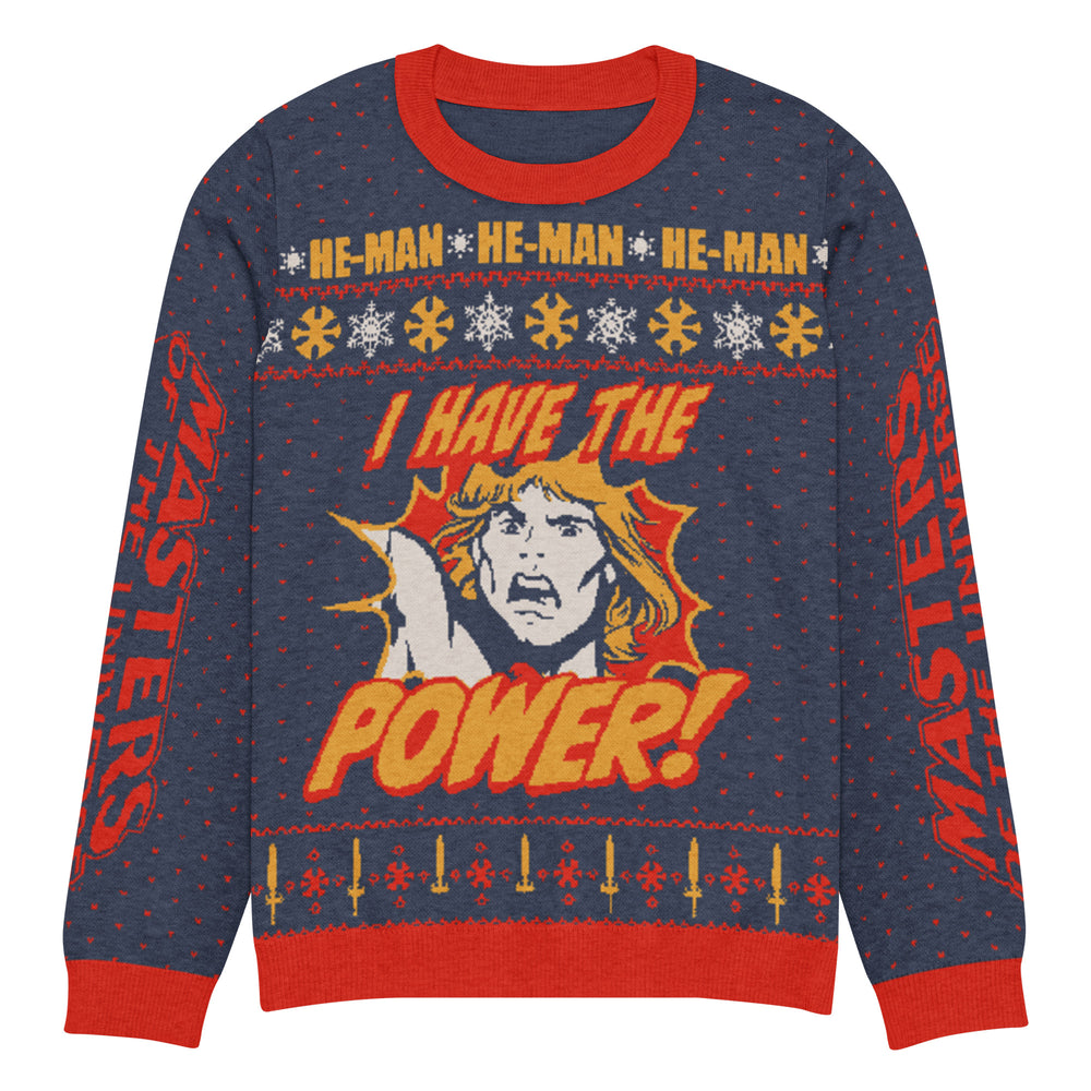 Masters of the Universe He-Man Blue Ugly Sweater – Mattel Creations