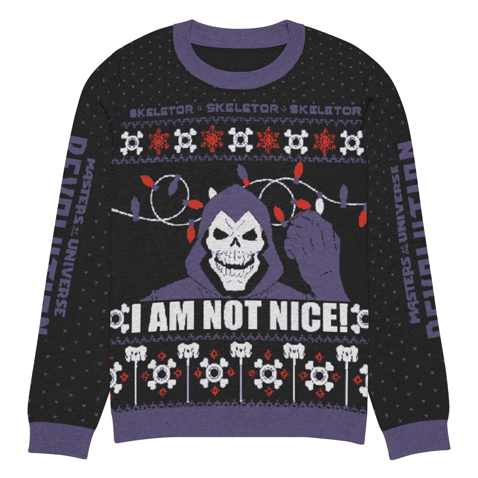 Masters of the Universe Skeletor Ugly Sweater