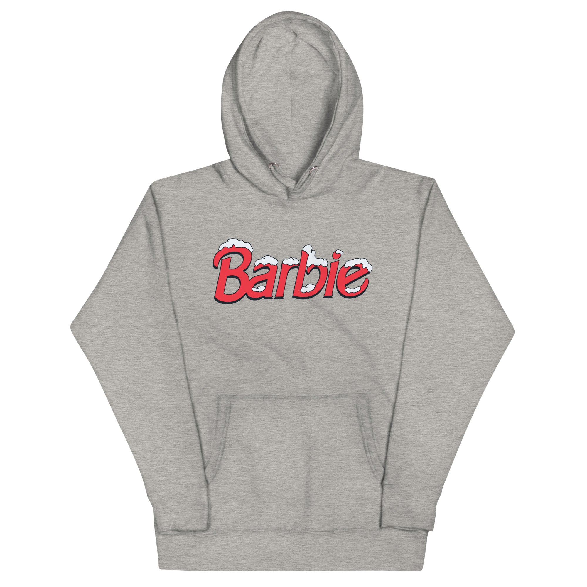 Barbie Snow Logo Gray Hoodie