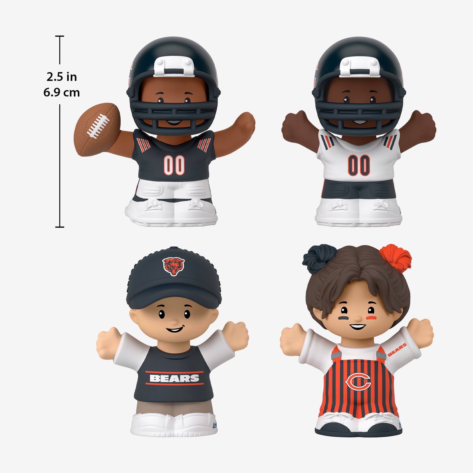 Little People Collector x NFL Chicago Bears Set