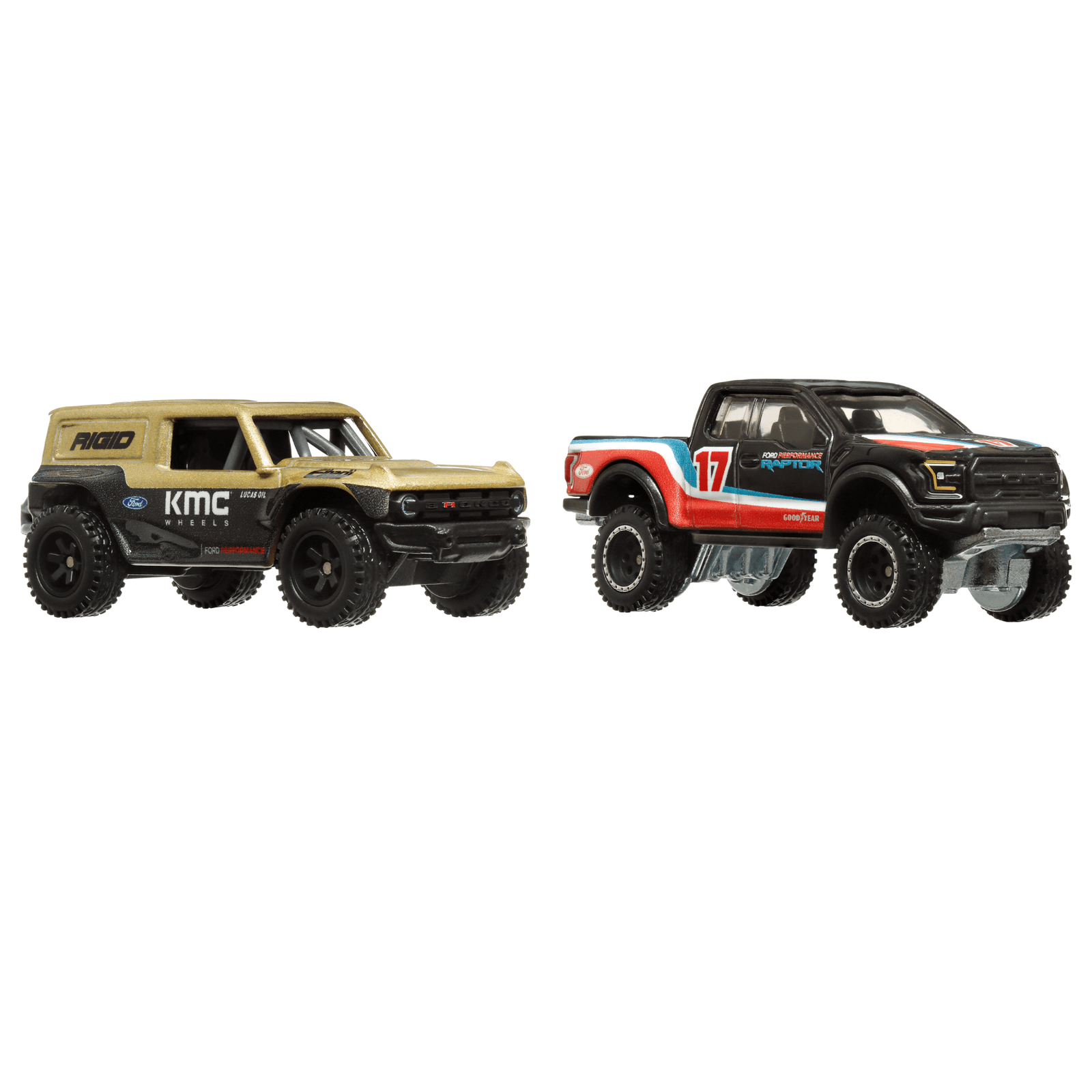 Hot Wheels Premium Car Culture 2-Pack Ford Bronco R & '17 Ford F-150 Raptor