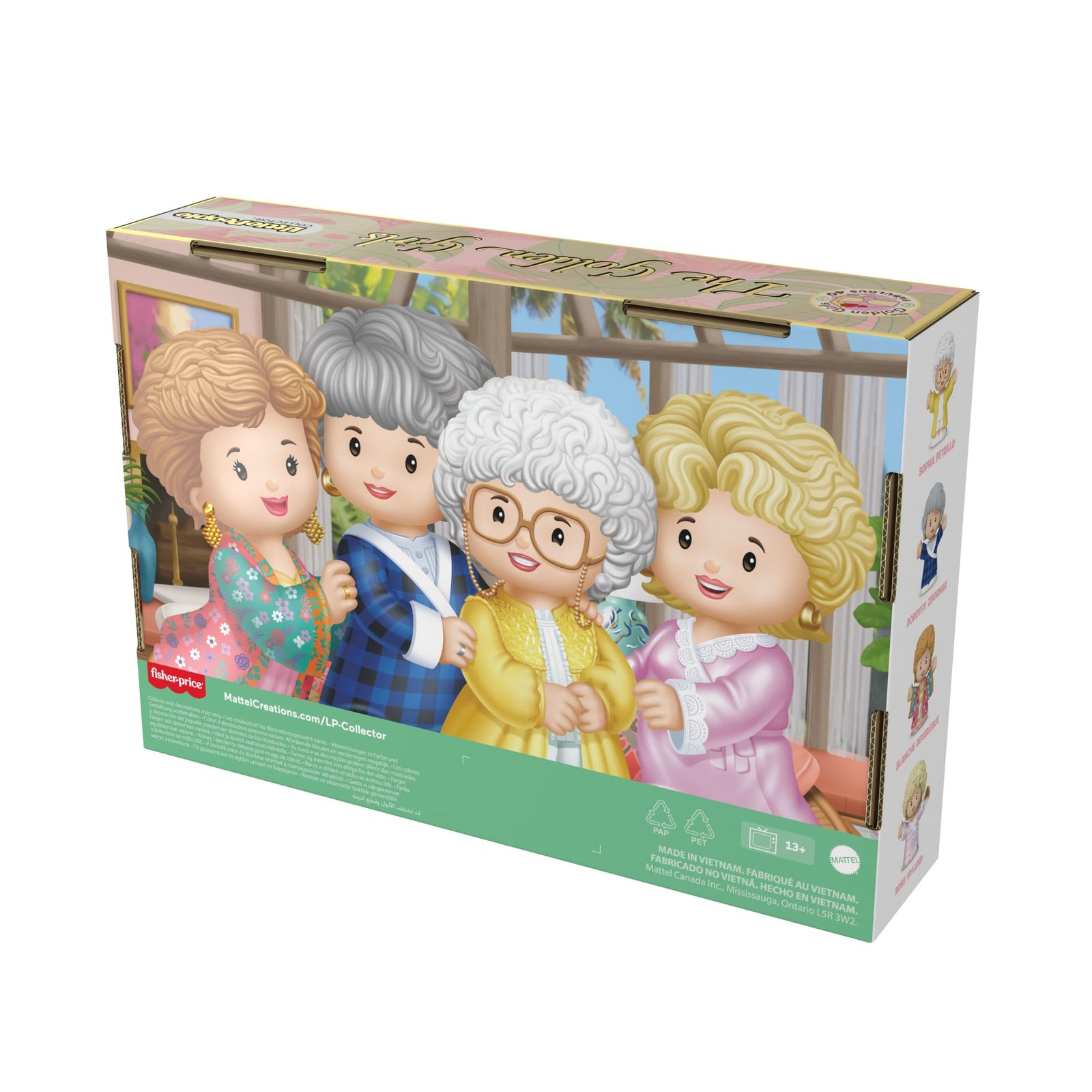Little People Collector The Golden Girls Late Night Cheesecake, 40th Anniversary Set