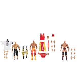 WWE Elite Hulk Hogan John Cena Batista Action Figures