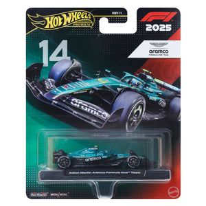 Hot Wheels Premium 2025 Formula 1® Aston Martin Aramco Racing Team #17