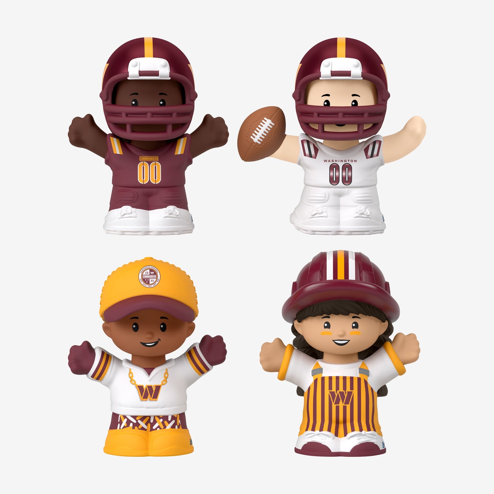 Little People Collector x NFL Washington Commanders Set