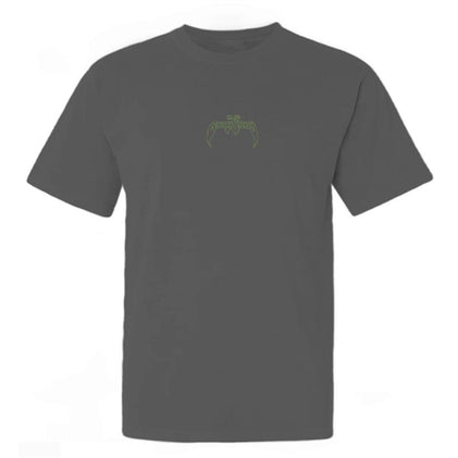 Masters of the Universe Club Grayskull Gray Embroidered T-Shirt