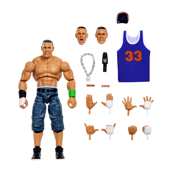Action Figure WWE John Cena 30cm – Wrestler Articolato Con 15 Punti Di Movimento