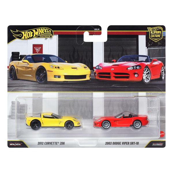hotwheels プレミアム16台セット‼️ A-2 Hot Wheels Premium Car Culture 2-Pack 2003 Dodge Viper SRT-10