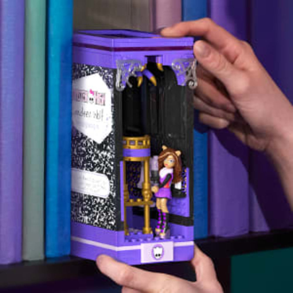 MEGA Monster High Clawdeen's Boo-k Den Building Toy Kits | Mattel Creations