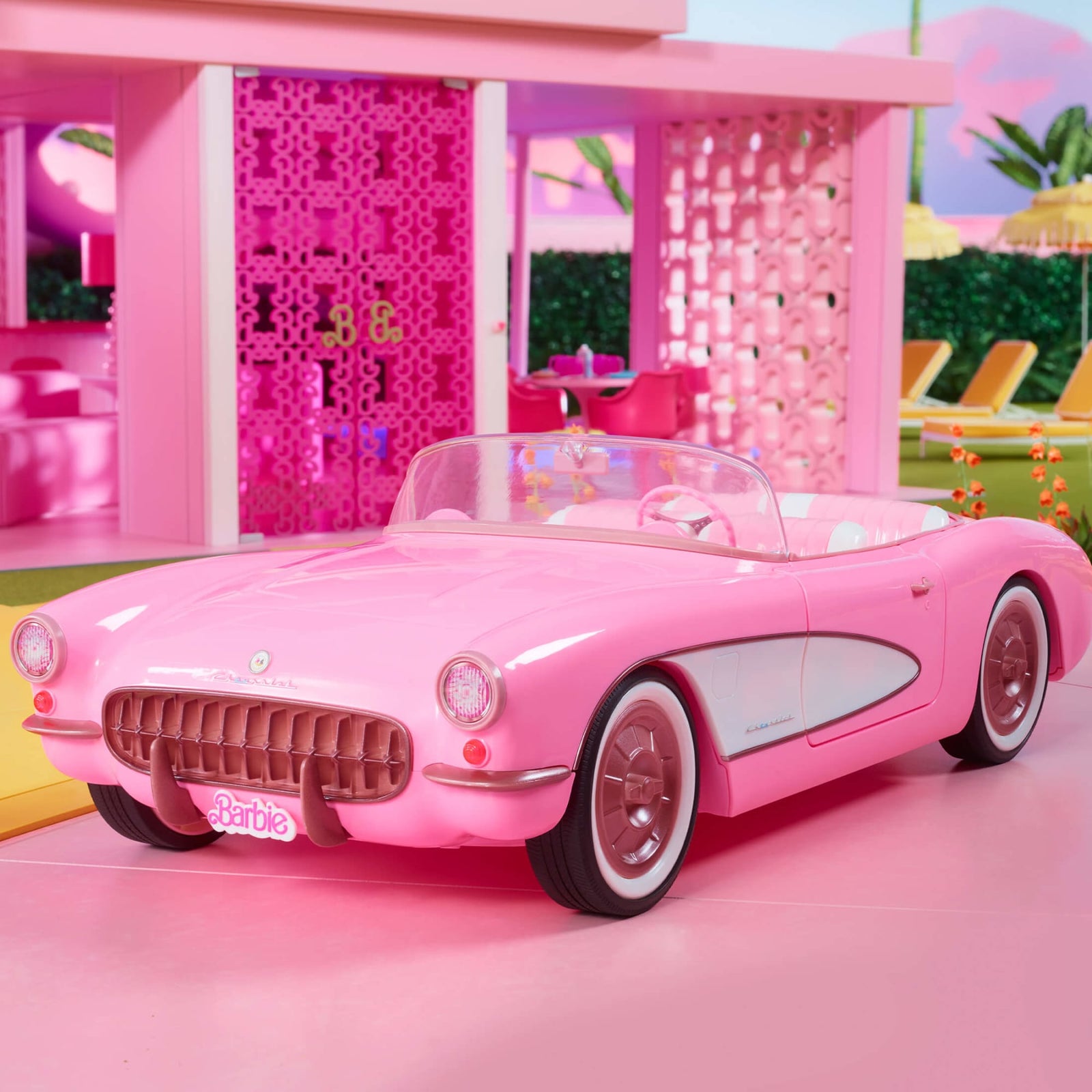 Pink Converable Barbie The Movie Pink Corvette Convertible – Mattel Creations