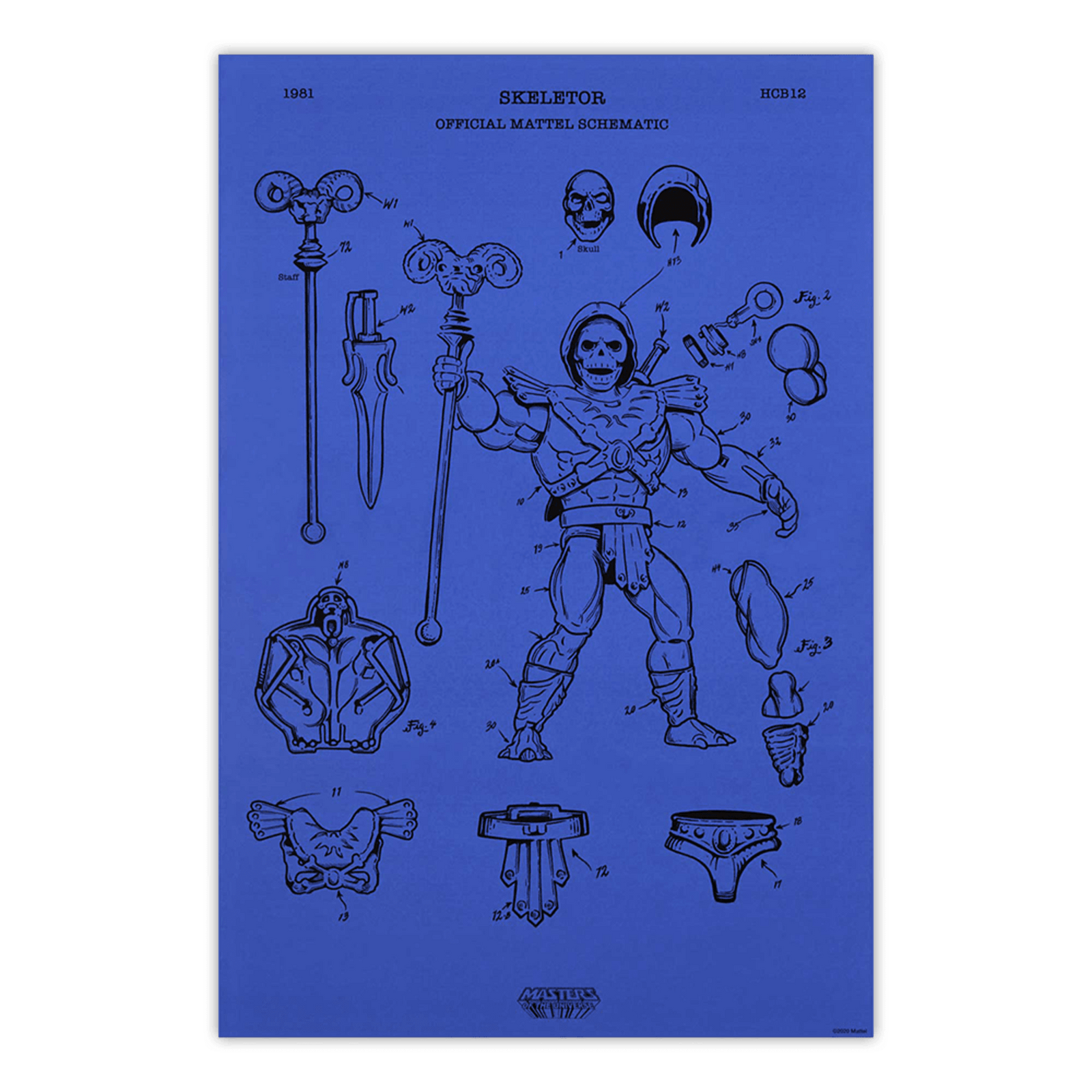 Art of Engineering Skeletor Print