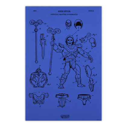 Art of Engineering Skeletor Print
