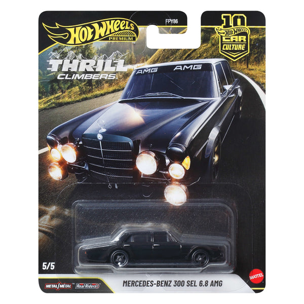 ホットウィール メルセデスベンツ 300 SEL 6.8 AMG 10個セット Hot Wheels Premium Car Culture Thrill Climbers Mercedes-Benz 300