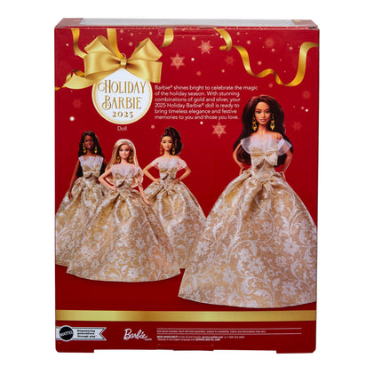 2025 Holiday Barbie Doll 3