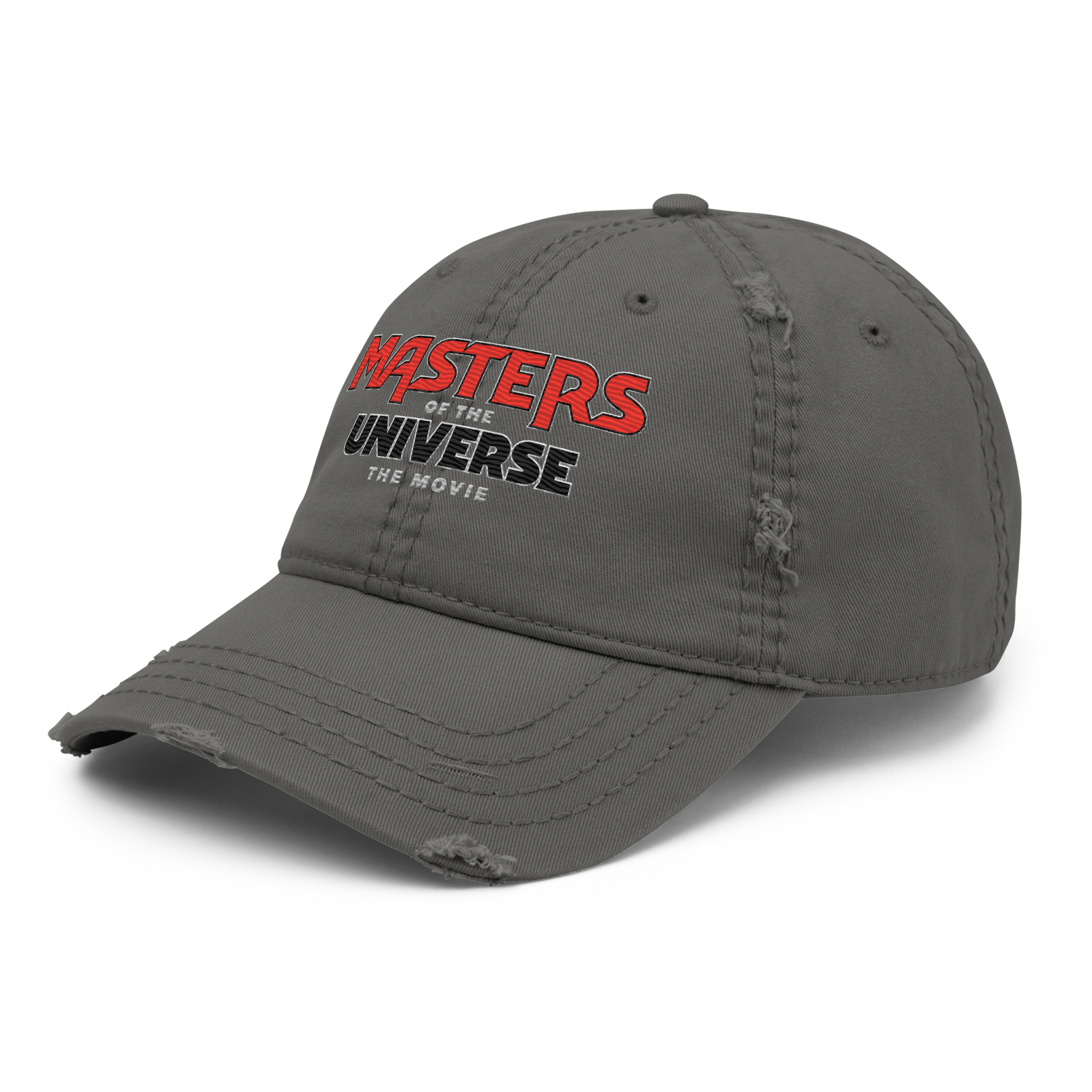 Masters of the Universe The Movie Logo Grey Dad Hat