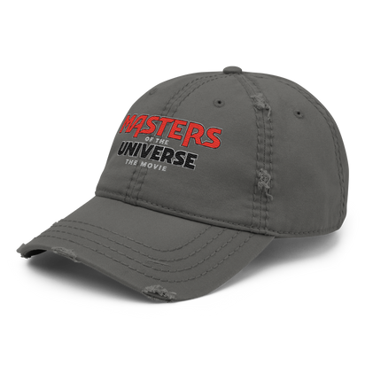 Masters of the Universe The Movie Logo Grey Dad Hat