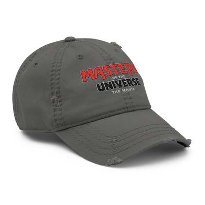 Masters of the Universe The Movie Logo Grey Dad Hat