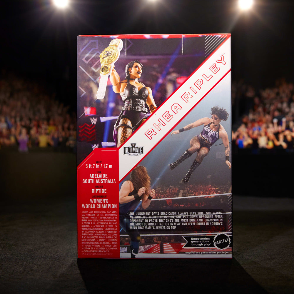 WWE Ultimate Edition RAW Ring and WWE Superstar Rhea Ripley Figure