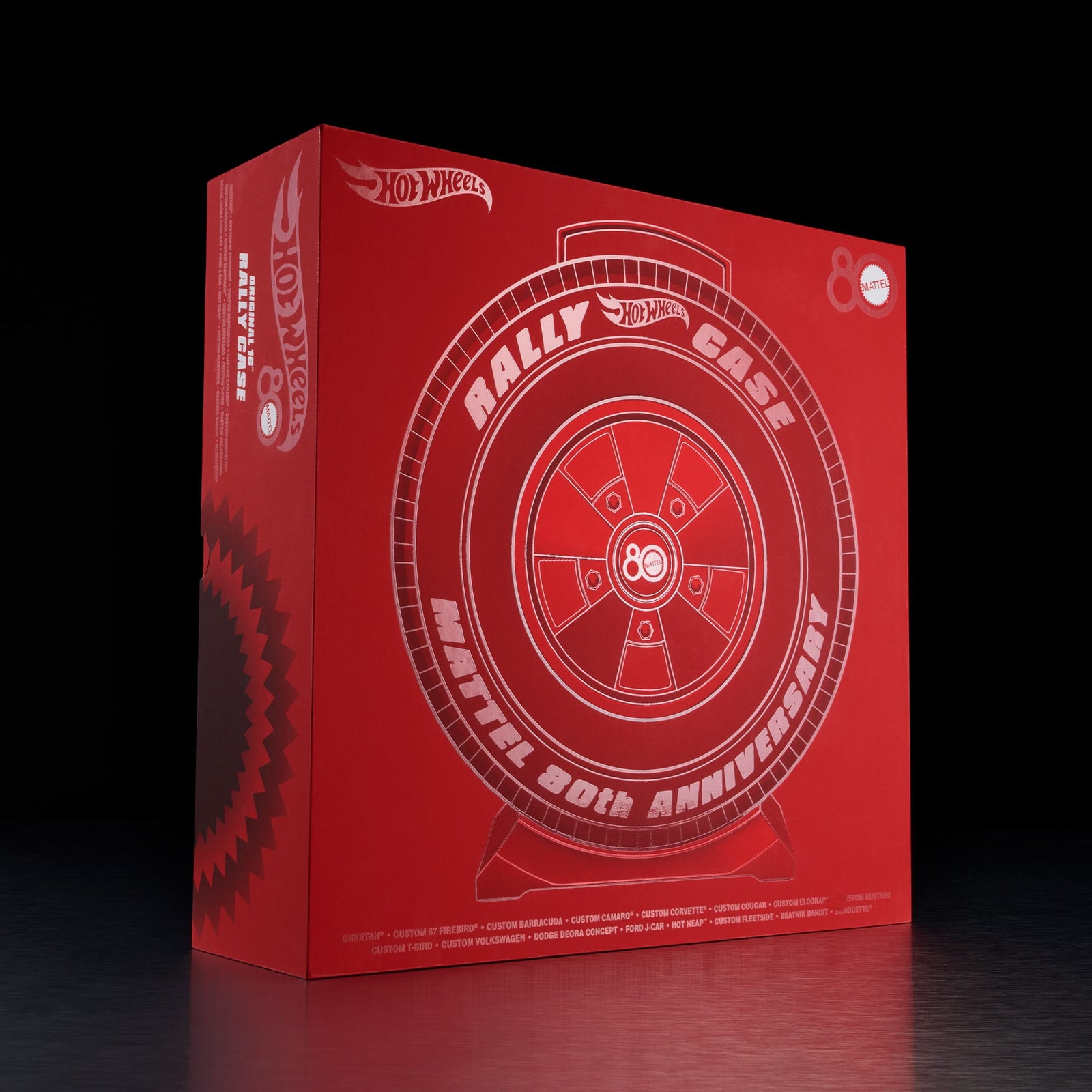 Mattel 80th Anniversary Hot Wheels Original 16 Rally Case Set