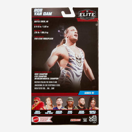 WWE Rob Van Dam Elite Collection Action Figure – Mattel