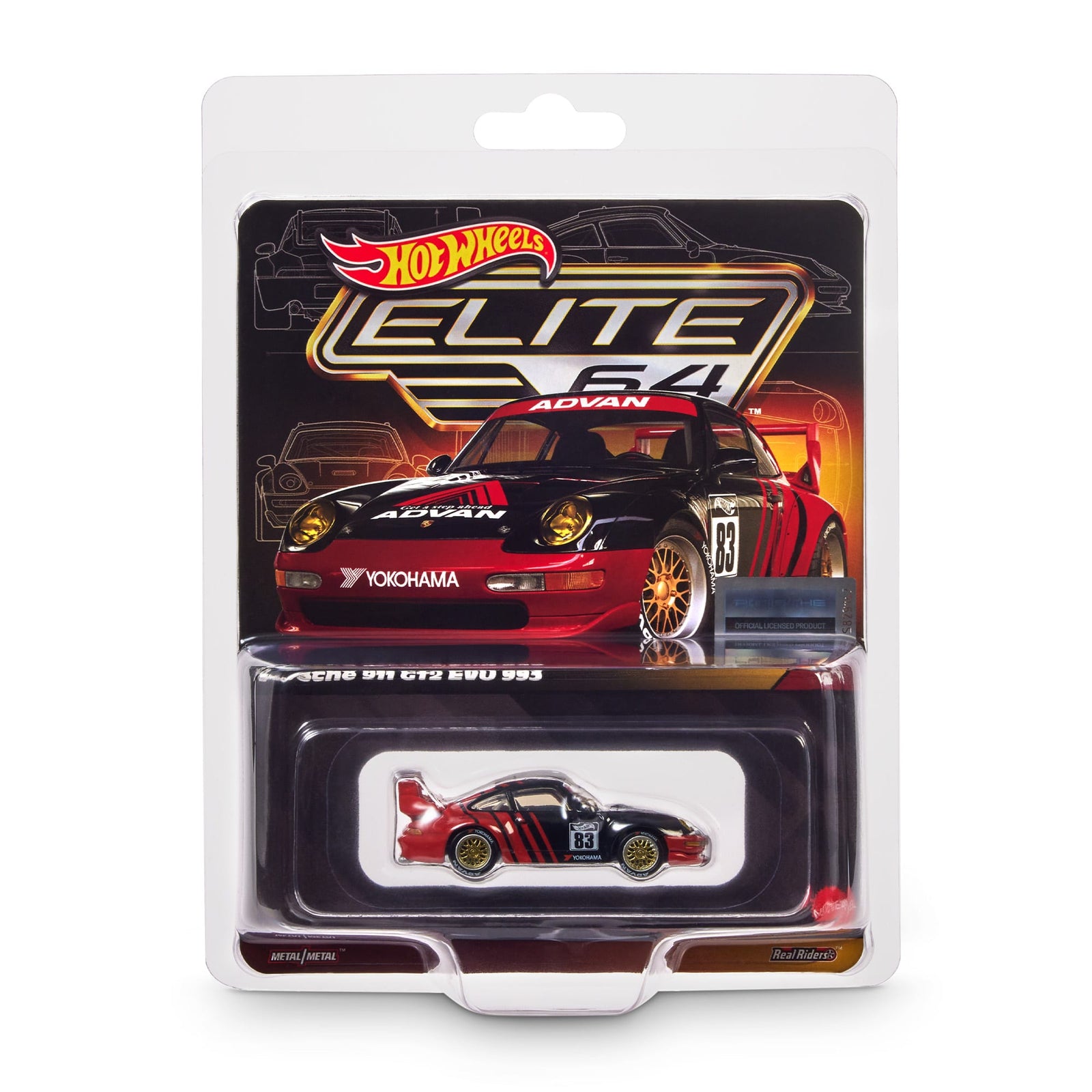 Hot Wheels Elite 64 Porsche 911 GT2 EVO 993