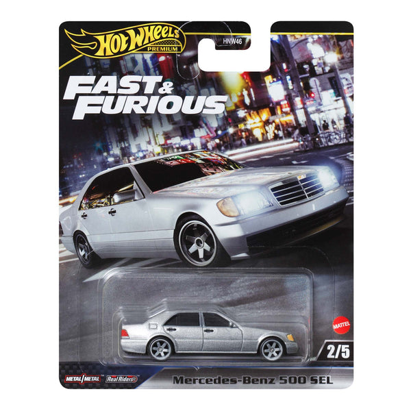 Hot Wheels Premium Fast & Furious Mercedes Benz 500 SEL | Mattel
