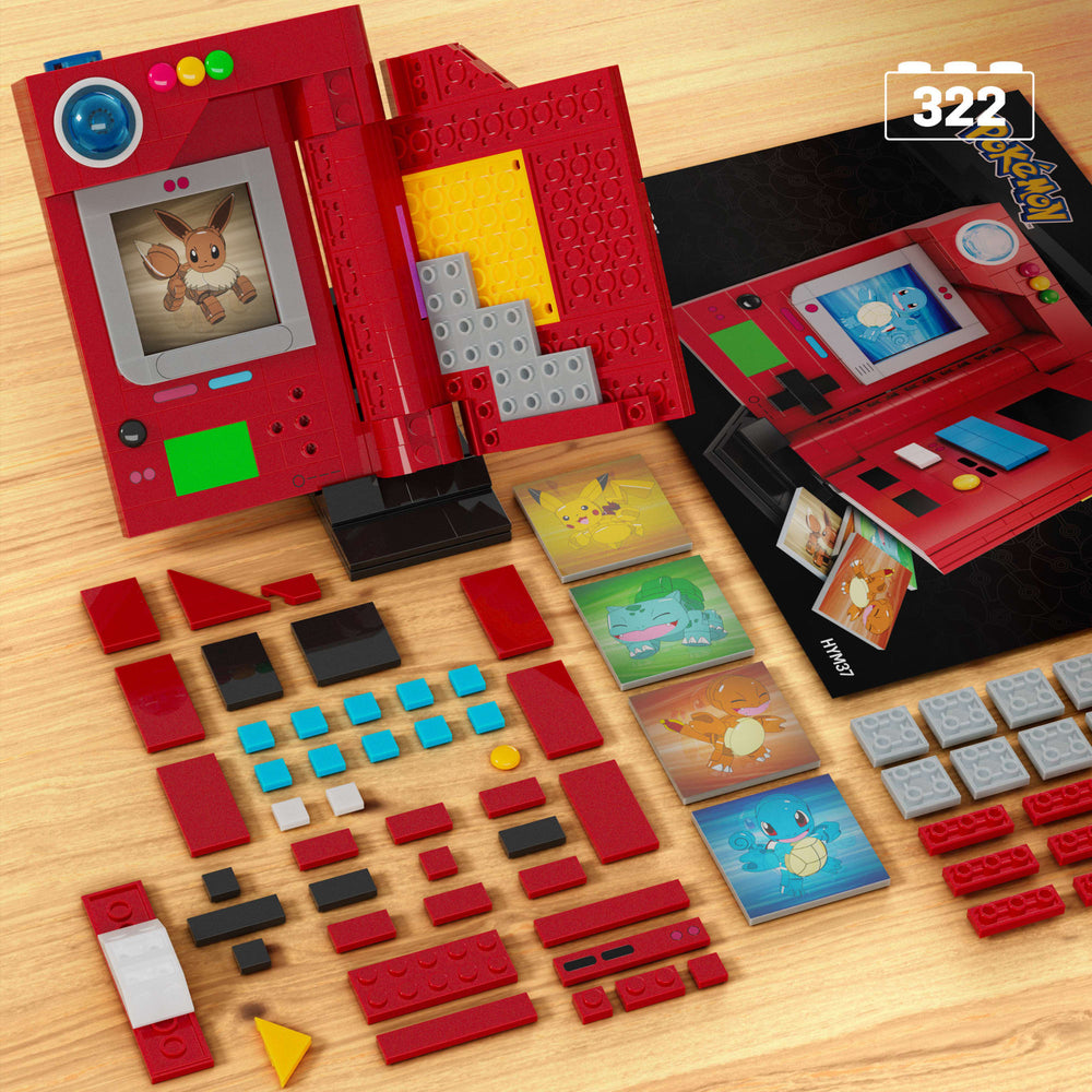 MEGA Pokémon Kanto Region Pokédex Building Kit