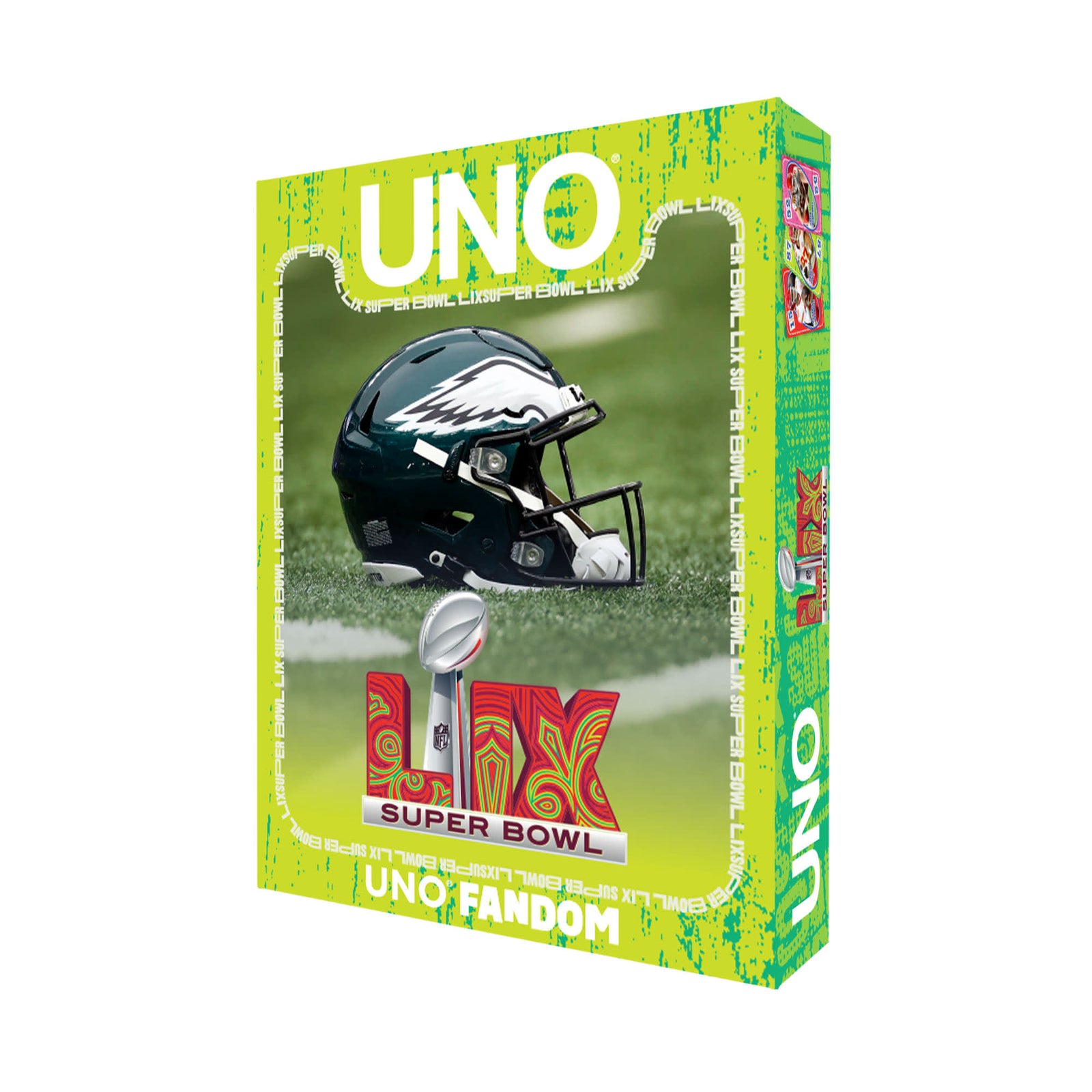 UNO Fandom x Super Bowl LIX Eagles Card Game