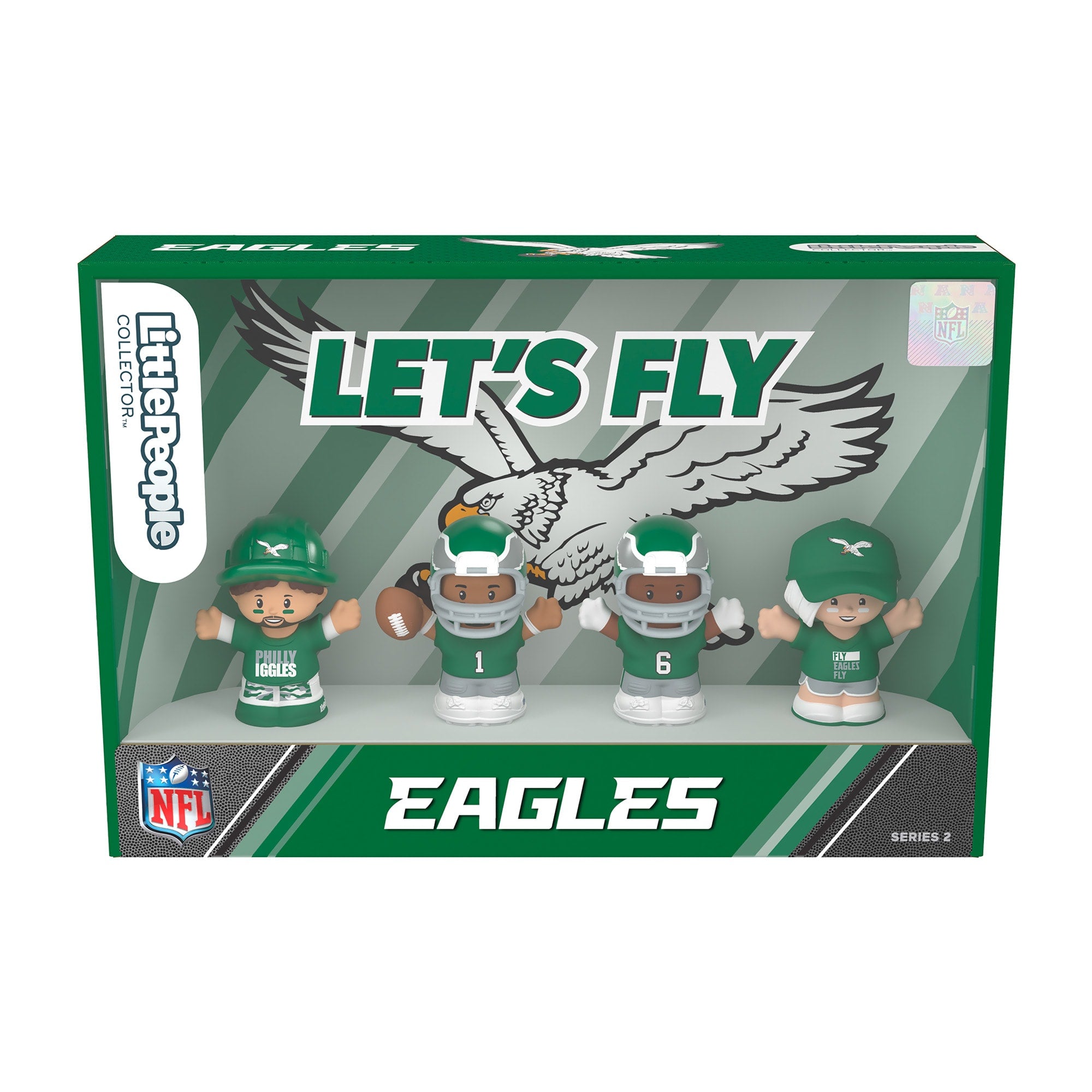 Little People Collector Philadelphia Eagles Alternate Jersey Figure Set