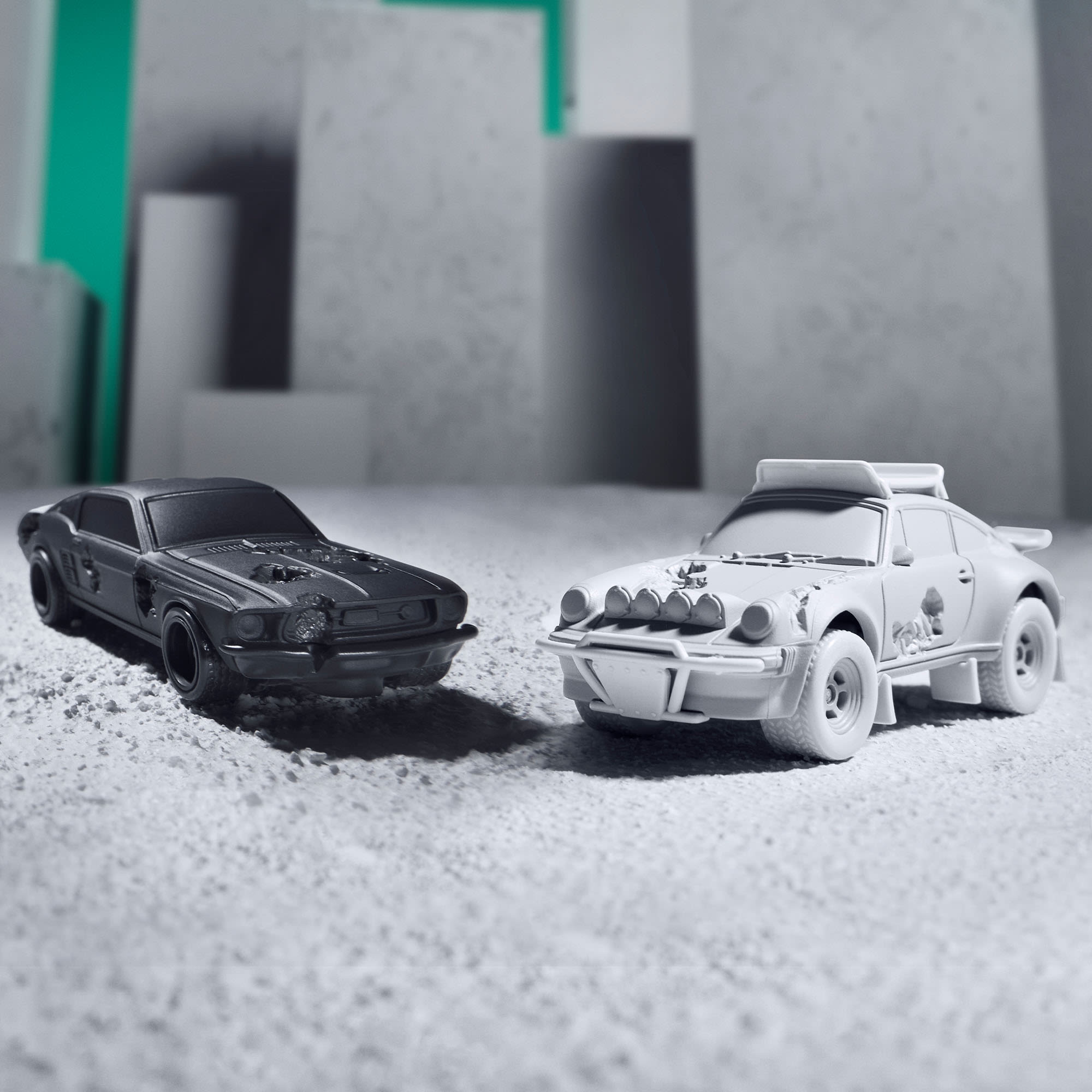 Hot Wheels x Daniel Arsham Eroded Porsche Safari