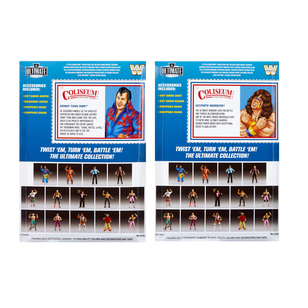 WWE Coliseum Collection Honky Tonk Man & Ultimate Warrior Ultimate ...