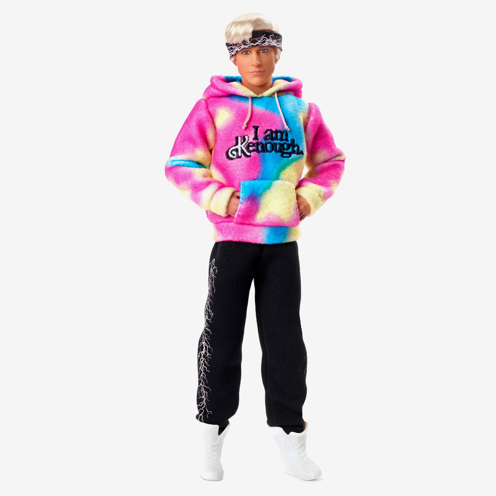 Ken Doll Wearing “I Am Kenough” Hoodie – Barbie The Movie