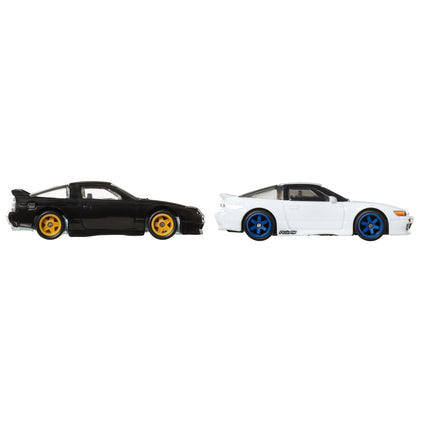 Hot Wheels Premium Car Culture 2-Pack '96 NISSAN 180SX TYPE X & NISSAN SilEighty