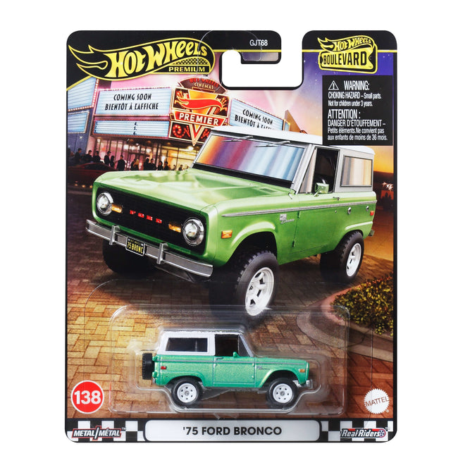 Hot Wheels Premium Boulevard '75 Ford Bronco