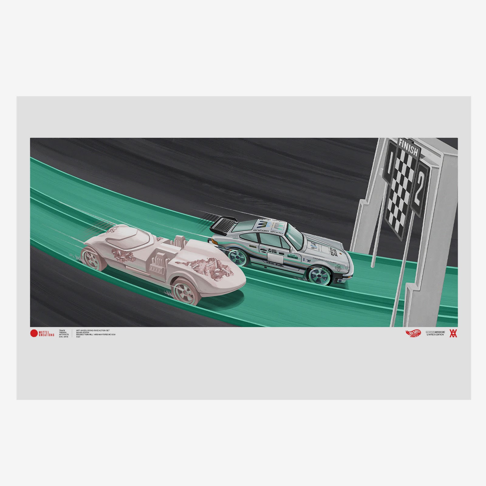 Hot Wheels x Daniel Arsham Legends Archive Lap 3 Poster 2024
