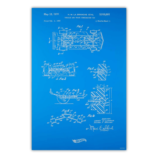 Art of Engineering Hot Wheels Print