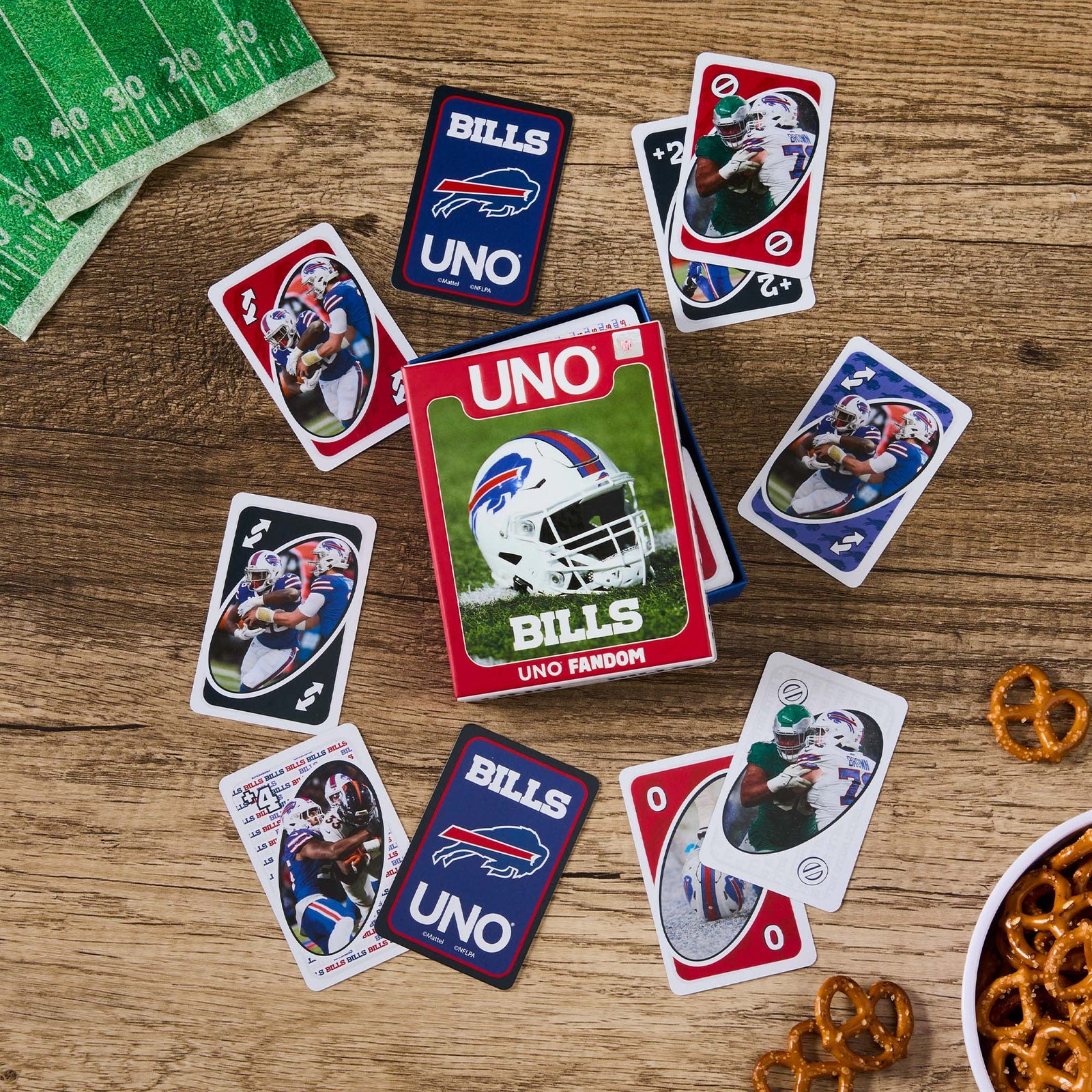 UNO Fandom NFL Buffalo Bills Game Deck
