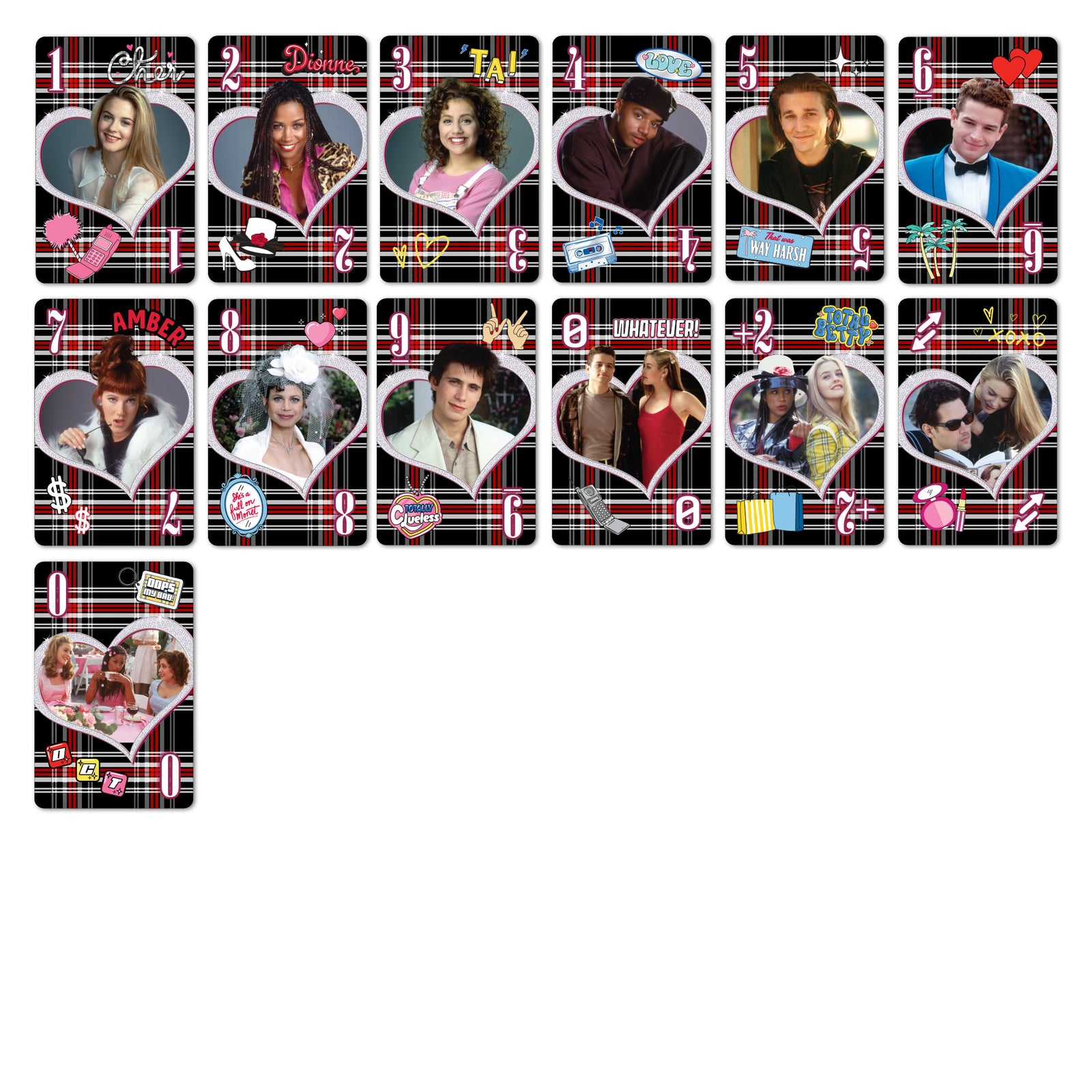 UNO Fandom x Clueless 30th Anniversary Deck