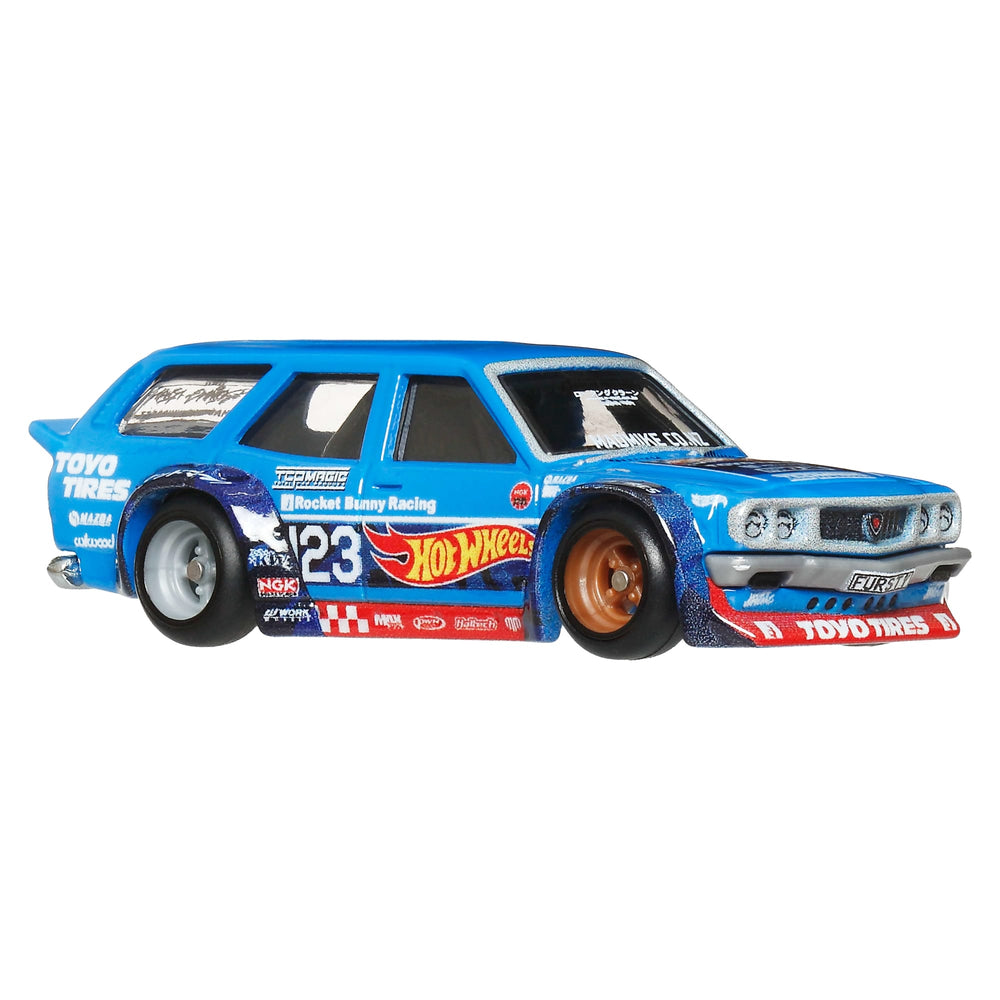 Hot Wheels Premium Car Culture Made Mike Mazda RX-3 Wagon/Remorque