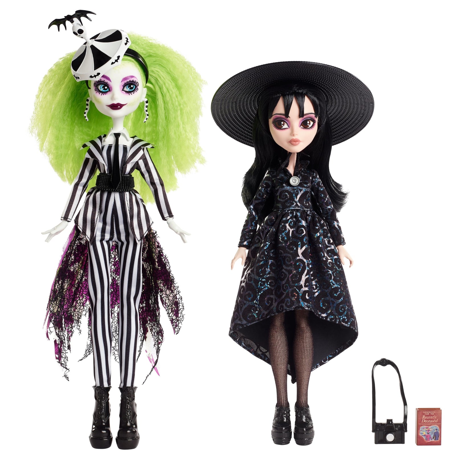 Beetlejuice & Lydia Deetz Monster High Skullector Doll 2-Pack
