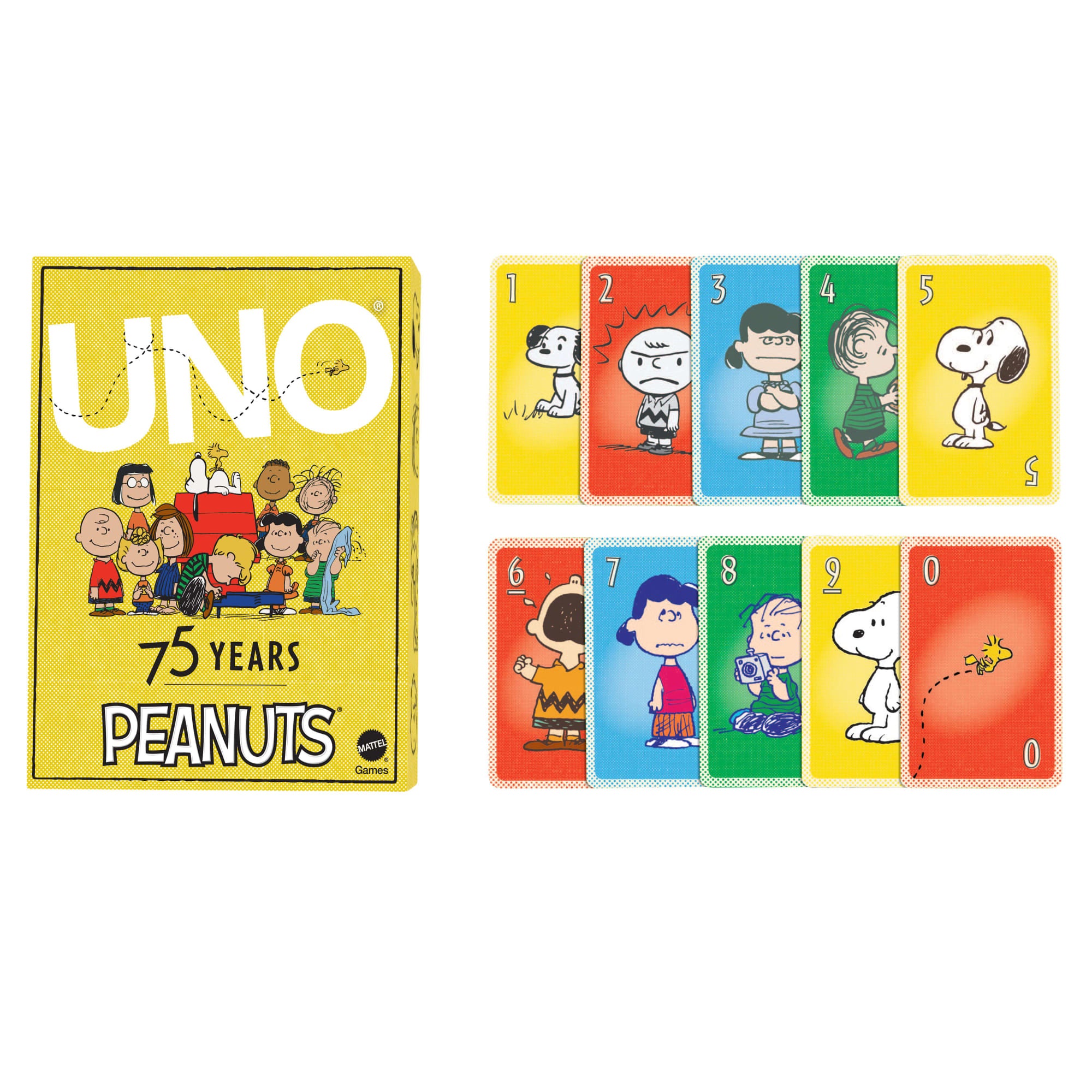 UNO Canvas Peanuts Card Deck